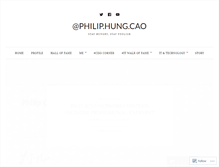 Tablet Screenshot of philipcao.com